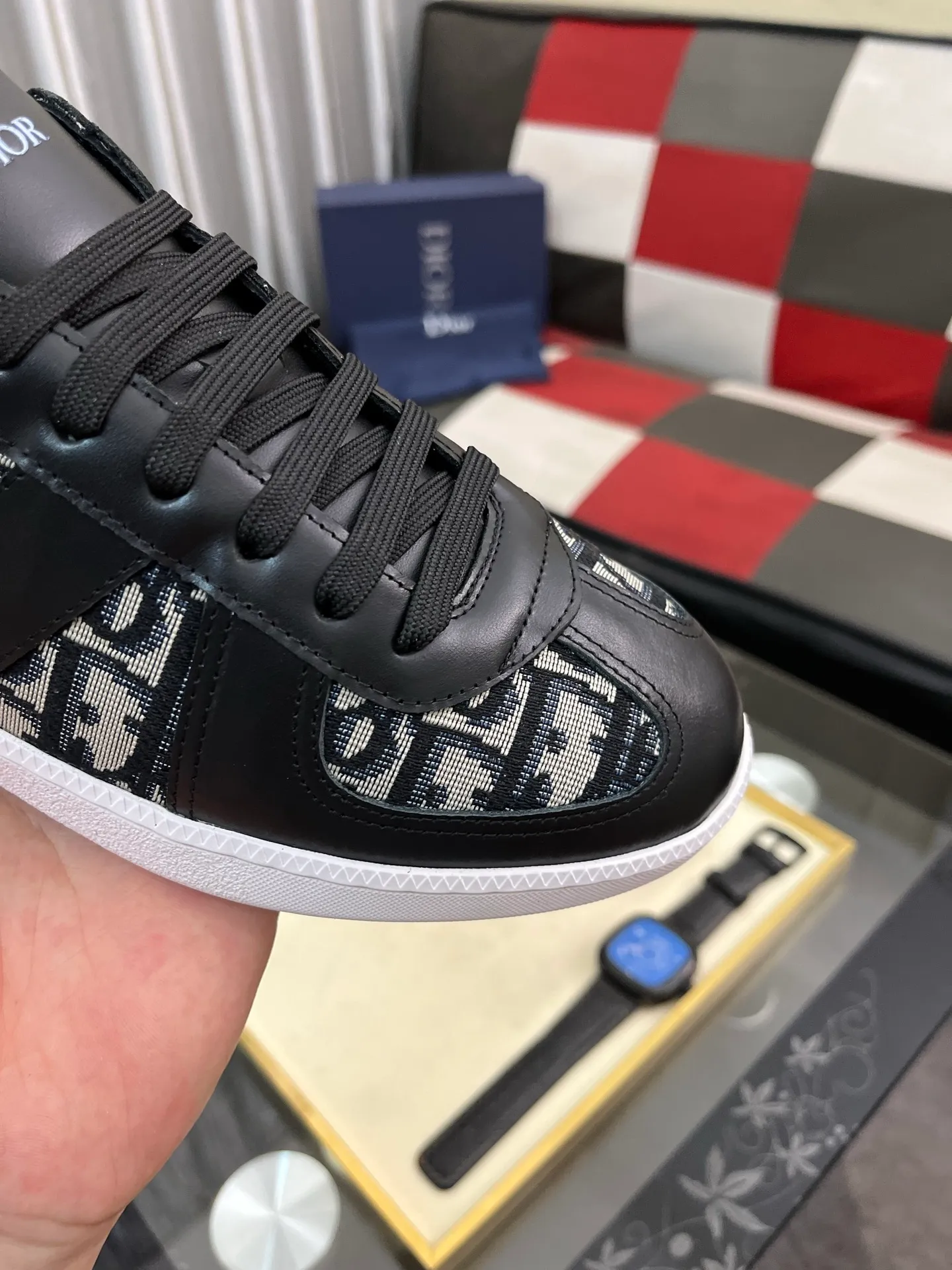 Men's Men's Shoes 💰400⌚️⌚️《Dior DIOR*》The latest and most popular casual shoes, top brand [seduce] luxury~purchase, top~quality. [Strong] The upper is made of imported breathable cowhide with material ➕ breathable sheepskin feet (•) and fine workmanship. Original stylish and stylish soft rubber wear-resistant outsole, light and comfortable on the foot, size: 38-442️⃣colors available